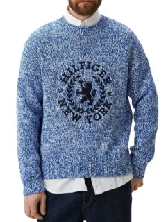 Svetr Tommy Hilfiger Slub Mouline M MW0MW33500