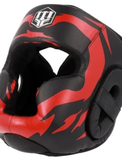 Boxerská helma MASTERS KSS-FIGHT-GEAR černo-červená