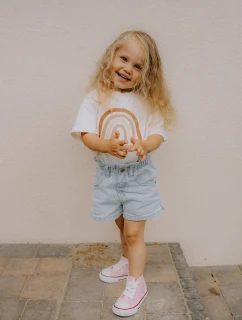 Dětské vysoké tenisky Pink Mona