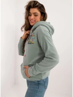 Mikina D20005M02679A pistácie Mikina D20005M02679A pistácie