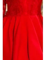 Dámské šaty 210-6 Červená - Numoco