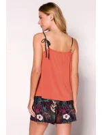 Dámské pyžamo Rio lososové - Babella Dámské pyžamo Rio lososové - Babella