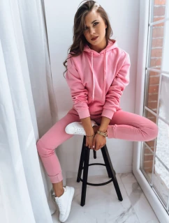 Dámská mikina BASIC s kapucí růžová FashionStreet BY0174z