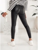 Dámské voskované kalhoty FEMINERO black FashionStreet UY2220