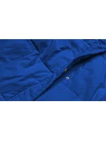 Světle modrá dlouhá dámská zimní bunda (AG3-3031)