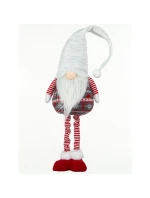 TRPASLÍK NA TELESKOPICKÝCH NOHÁCH BÍLÝ 80-115CM