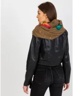 Tunelová šála AT KM TS06.32P tmavě lila Tunelová šála AT KM TS06.32P tmavě lila