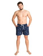 Yoclub Plavky Pánské plážové šortky P2 Navy Blue