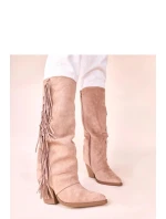 Kozačky na podpatku  model 221045 Solea