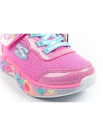 Skechers S Lights LED dětská sportovní obuv na suchý zip pro dívky