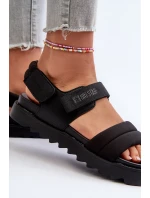 Dámské sandály na platformě Big Star NN274750 černé