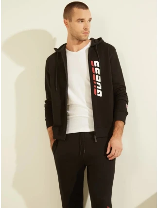 Pánská mikina U0BA50K9V31 - JBLK černá - Guess
