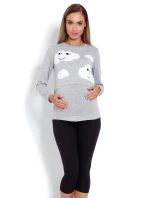Těhotenská pyžama model 122958 PeeKaBoo