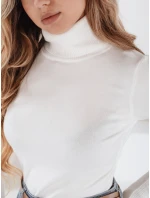 Dámský svetr s rolákem VANORIA white FashionStreet MY2491