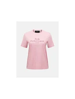 Dámské tričko PEAK PERFORMANCE W Original Tee, růžová barva Dámské tričko PEAK PERFORMANCE W Original Tee, růžová barva