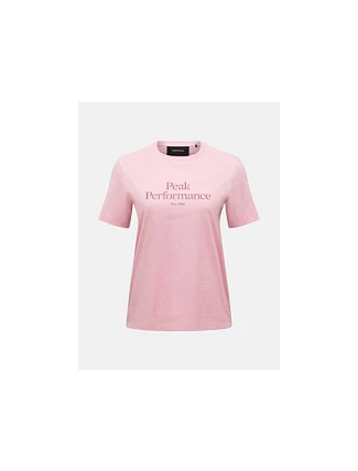 Dámské tričko PEAK PERFORMANCE W Original Tee, růžová barva Dámské tričko PEAK PERFORMANCE W Original Tee, růžová barva