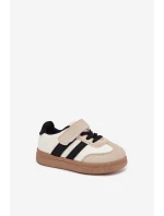 Sportovní Obuv Tenisky Dětské Na Suchý Zip Béžové Adelina