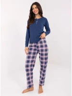 Pyžamo DU PI FP 004.03 tmavě modré Pyžamo DU PI FP 004.03 tmavě modré