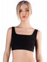 Dámský Crop Top Meméme Black Dámský Crop Top Meméme Black