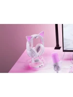 Drátová sluchátka do uší Razer Kraken Kitty V2 s mikrofonem a potlačením šumu bílá