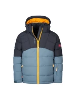 Trollkids Dětská zimní bunda s kapucí Gryllefjord zateplená nepromokavá modrá (365-620)