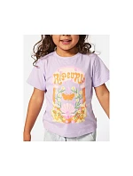 Tričko RIP CURL Rainbow Tropics Art Tee-Girl fialové Tričko RIP CURL Rainbow Tropics Art Tee-Girl fialové
