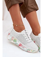 Semišové Ažurové Dámské Polobotky Vinceza 79603 Béžové Semišové Ažurové Dámské Polobotky Vinceza 79603 Béžové