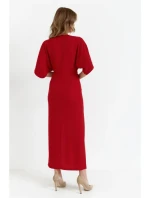 K163 Maxi šaty - červené K163 Maxi šaty - červené