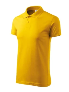Single J. polokošile pánská žlutá