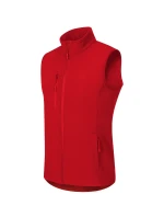 Trail softshellová vesta pánská červená