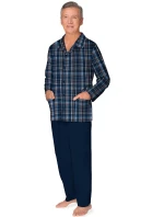 Pánské pyžamo Martel 403 Antoni III délka/r 3XL-4XL pyžamo na zip