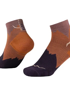 BUFF Merino Lightweight Quarter Socks 137792221 Hnědé 36–38