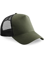 Beechfield B 640 5 panelová Trucker kšiltovka 53.0640 olive green/black Beechfield B 640 5 panelová Trucker kšiltovka 53.0640 olive green/black