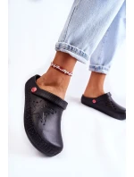 Dámské světlé pantofle Big Star II275001 Černá