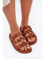 Dámské Pantofle S Pásky Camel Pasiriela