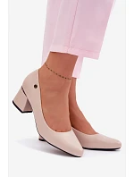 Lodičky na podpatku Vinceza Béžové