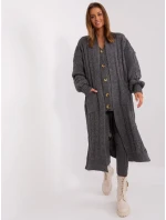 Cardigan BA SW 8032 1.06P tmavě šedý