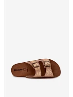 Dámské pantofle Béžové s přezkami Inblu CP000063