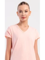 Dámská noční košile s krátkým rukávem Sandra Dámská noční košile s krátkým rukávem Sandra