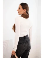 Dámské pruhované šaty s rolákem a ozdobnými knoflíky bordová Dámské pruhované šaty s rolákem a ozdobnými knoflíky bordová