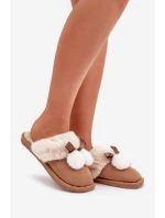 Dámské Pantofle S Kožíškem Camel Nartani Dámské Pantofle S Kožíškem Camel Nartani