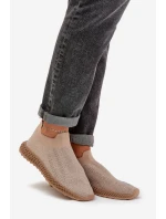 Dámské Sportovní Boty S Ozdobou D&A TW121 Béžové