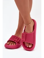 Dámské pantofle na platformě Big Star – fuchsie