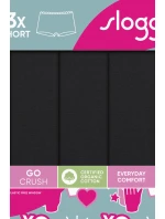SLOGGI GO CRUSH SHORT 3PACK BLACK SLOGGI GO CRUSH SHORT 3PACK BLACK