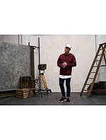 Flexfit 6606CF 6 panelová Trucker kšiltovka 55.06CF red/white/red