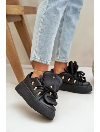 Dámské Sneakersy Na Platformě Černé Dolistana