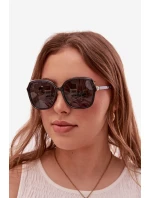 Dámské sluneční brýle se skleněnými kamínky Černé