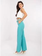 Kalhoty DHJ SP 18737.68 tyrkysové