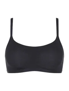 Dámský top GO Daily Cotton Top - BLACK - černý 0004 - SLOGGI