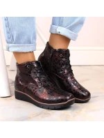 Filippo W PAW376B vínové zateplené kožené boty na podpatku Filippo W PAW376B vínové zateplené kožené boty na podpatku